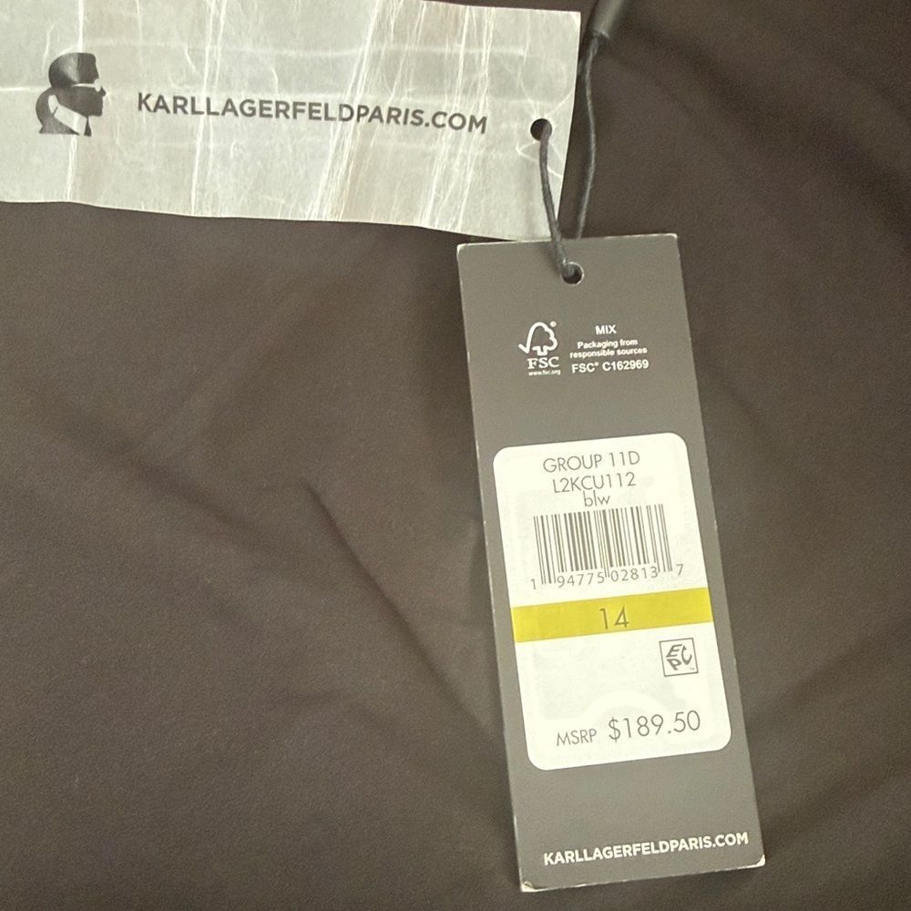 Karl Lagerfeld Paris Monochrome Tweed Women's Blazer - Picture 11 of 13